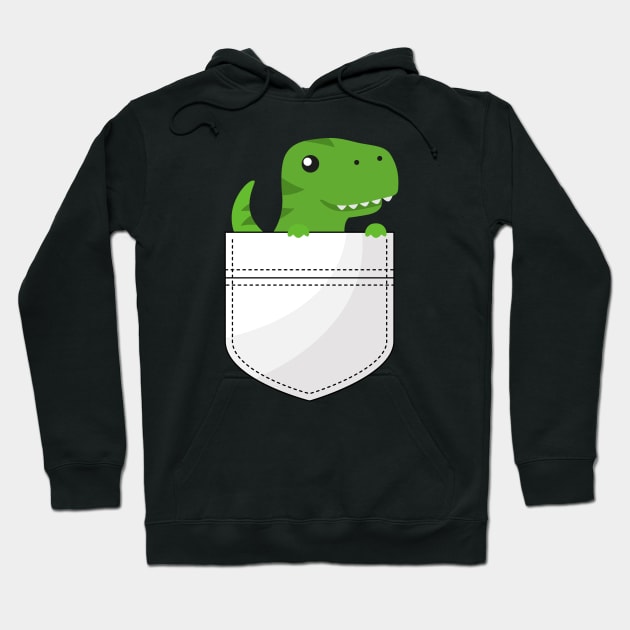 Pocket Dino Hoodie by TinPis